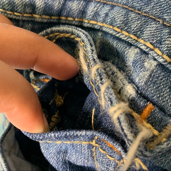 MeK Denim- Portland Bootcut Distressed Jeans 31/34 - Picture 5 of 16